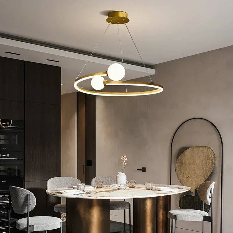 Lustre design LED salon suspension fer Restaurant lampe suspendue décoration de la maison étude grenier Garage cuisine - vue 3 sur 9