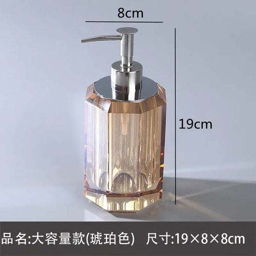 ensemble de produits de toilette en cristal et verre - vue 16 sur 18