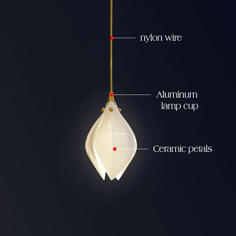 suspension magnolia pour décoration intérieure et éclairage élégant - vue 6 sur 16