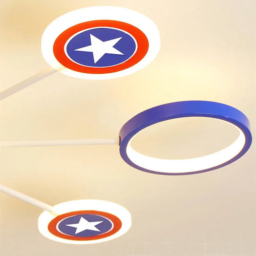 plafonnier led décoratif pour intérieur moderne et élégant - vue 6 sur 8