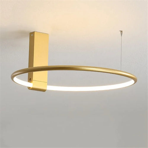 plafonnier circulaire moderne à led avec rotation créative à 360 degrés - vue 2 sur 11