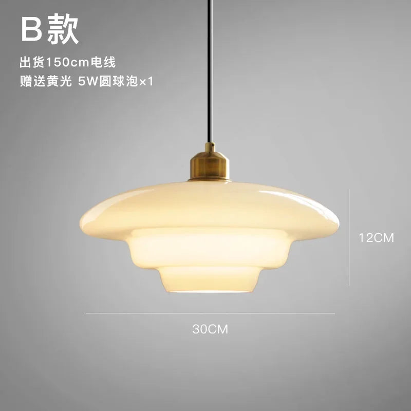 suspension décorative en verre design pour intérieur moderne - vue 9 sur 9