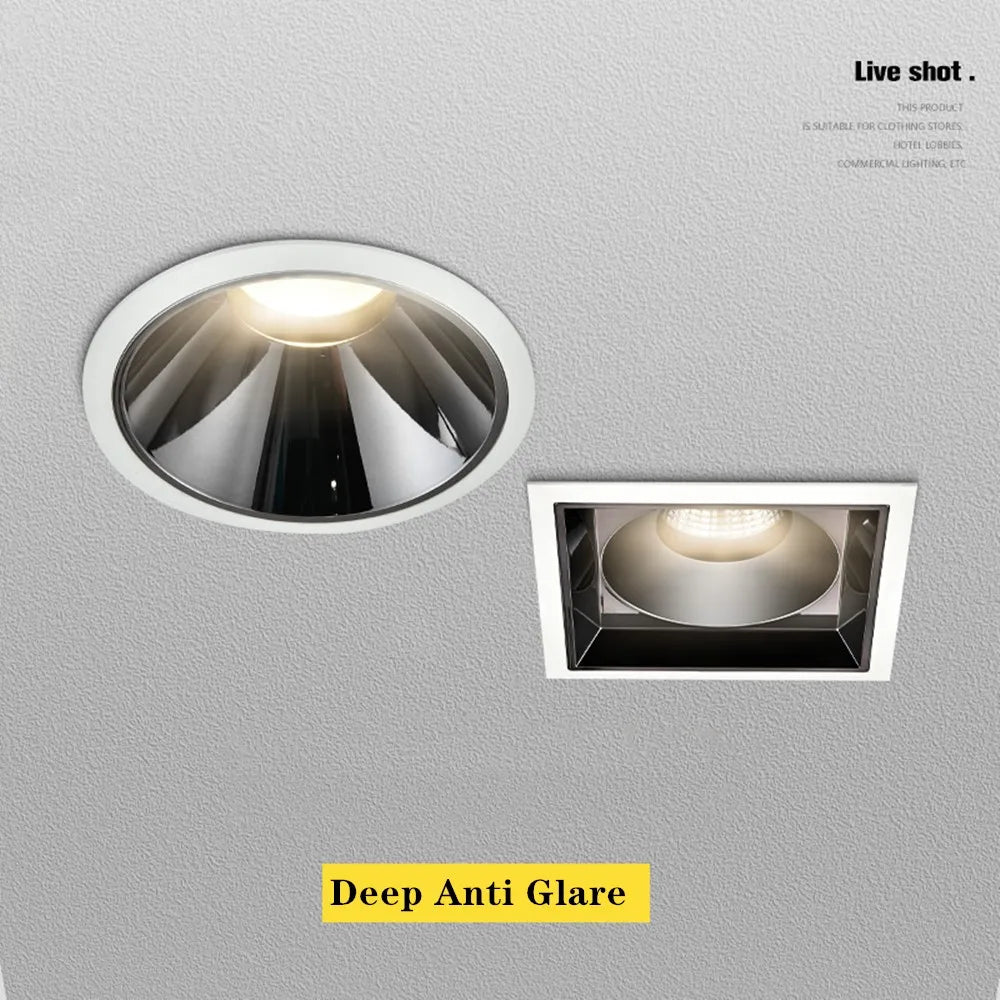 spot led downlight décoration intérieure projecteurs plafonniers - vue 3 sur 7