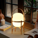 lampe sur pied bois moderne art éclairage table salon étude chambre portable
