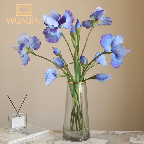 branche de fleur d'iris artificielle pour décoration de mariage et fêtes - vue 3 sur 9