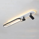 lampe de plafond moderne à leds avec projecteur décoratif