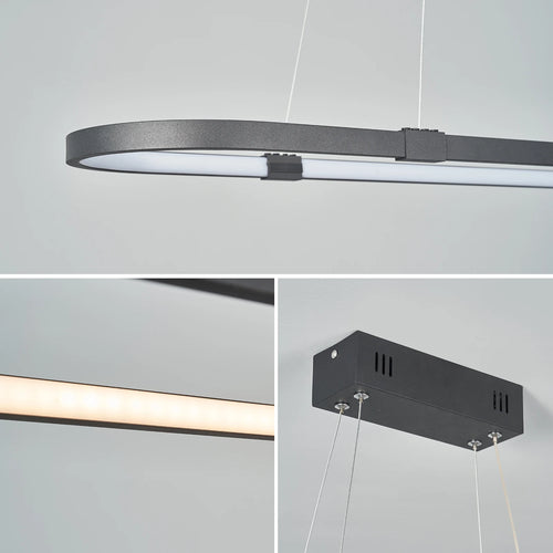 suspension à led moderne pour éclairage tendance et décoration - vue 4 sur 7