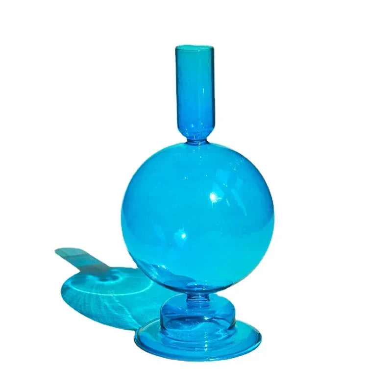 bougeoirs décoratifs en verre pour mariage et décoration intérieure - vue 32 sur 32