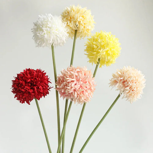 fleurs artificielles chrysanthème pour mariage et décoration festive - vue 2 sur 12