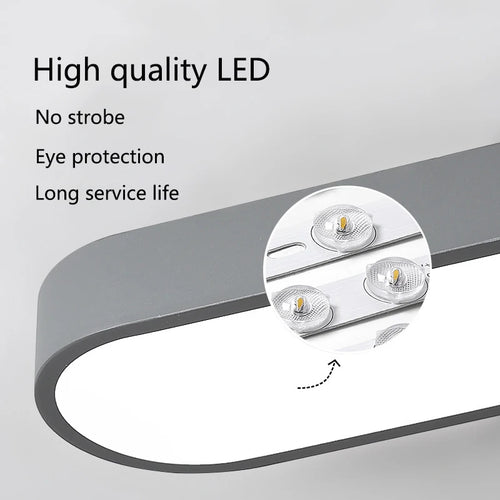 Plafond moderne à LEDs lumières balcons couloirs chambres décoration de la maison éclairage intérieur cuisine Restaurant plafonnier - vue 7 sur 22