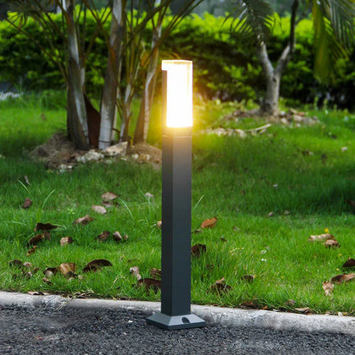 lampadaire extérieur détecteur de mouvement étanche pour jardin - vue 5 sur 18