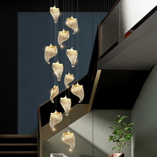 lustre led suspendu pour éclairage moderne intérieur - vue 3 sur 14