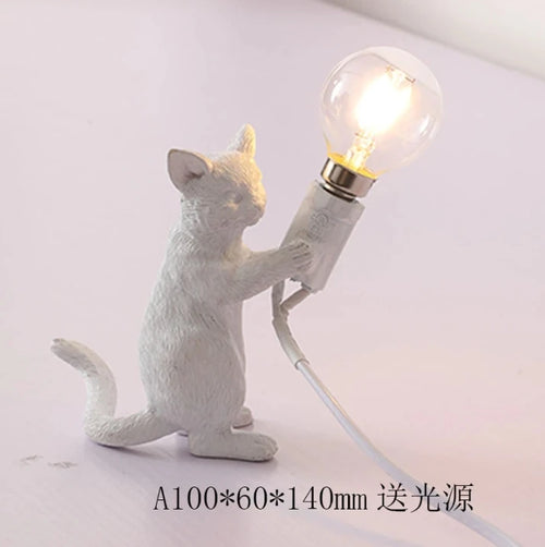 lampe de bureau décorative pour animaux en résine - vue 10 sur 14