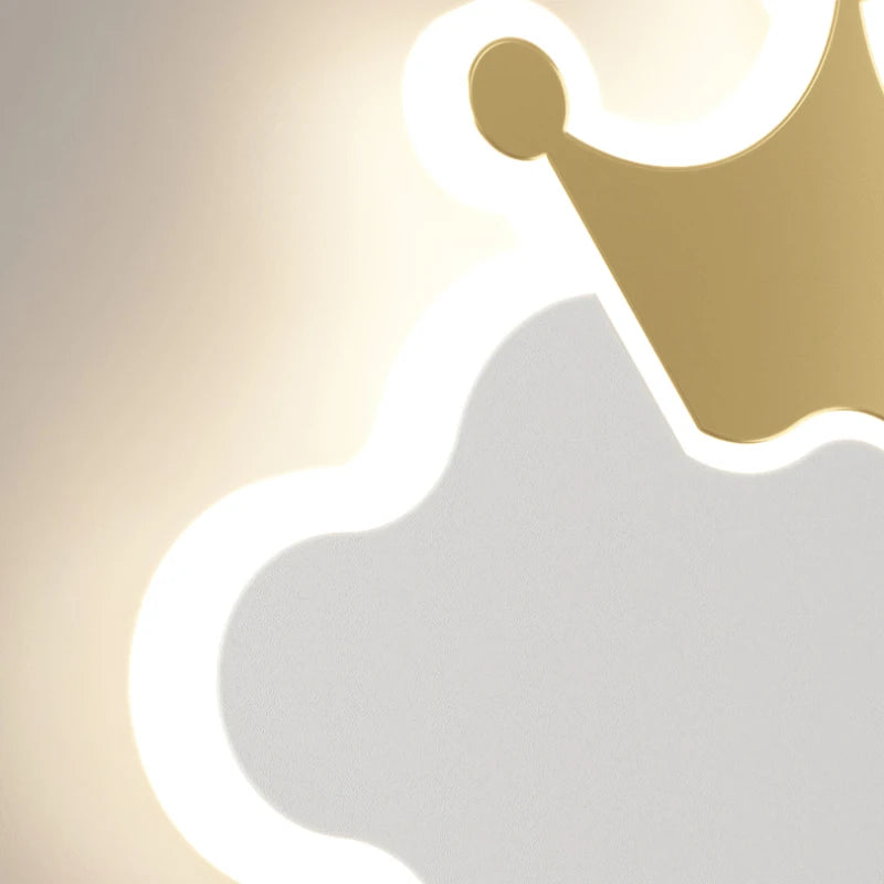 applique murale nuage moderne pour chambre enfant décorative - vue 6 sur 9
