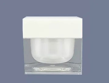 pot en acrylique carré rechargeable pour crème cosmétique - vue 10 sur 28
