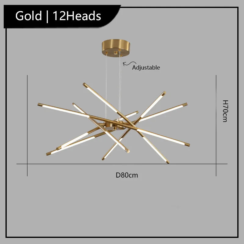 lustre suspendu winfordo design créatif led 	 décoratif - vue 14 sur 14