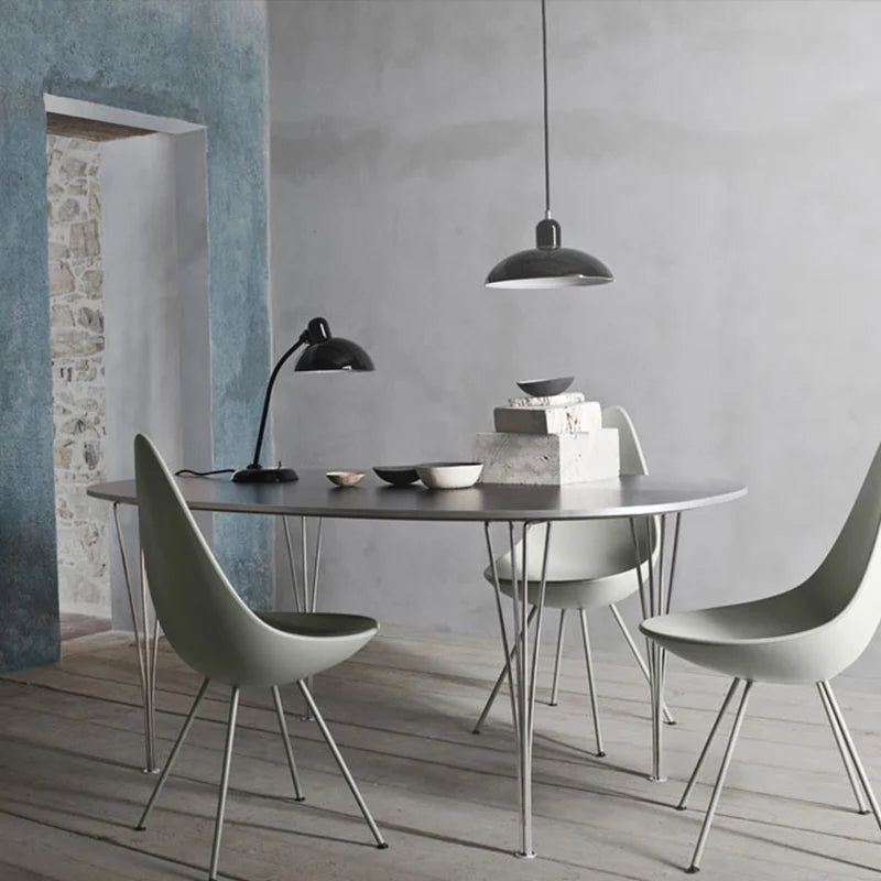 lustre moderne minimaliste restaurant kaiser style industriel led - vue 3 sur 9