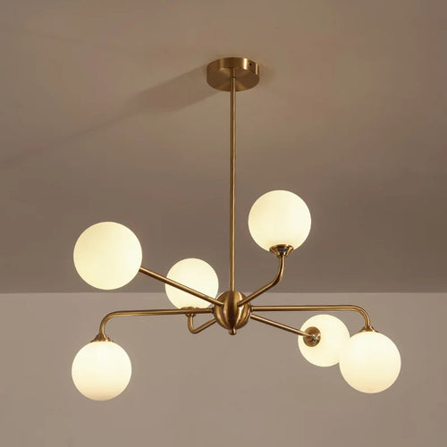 lustre nordique à led pour un éclairage moderne - vue 6 sur 14