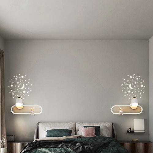applique murale nordique ciel étoilé pour chambre d'enfants - vue 4 sur 12