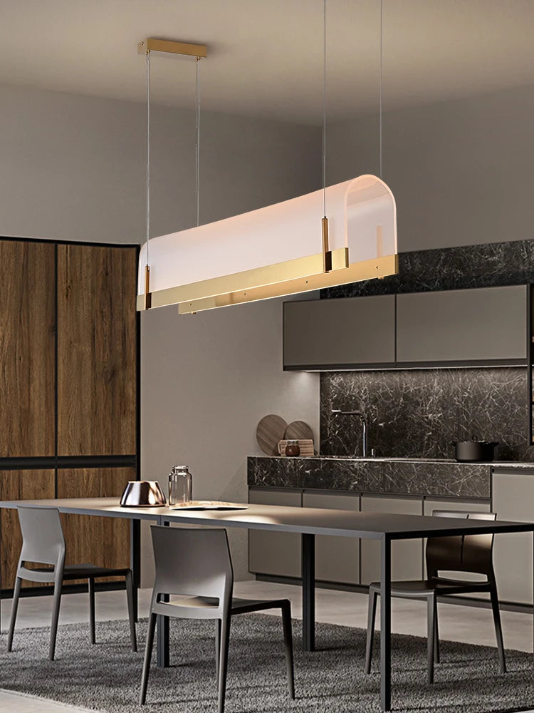 lustre en acrylique pour restaurant et salon postmoderne - vue 5 sur 8