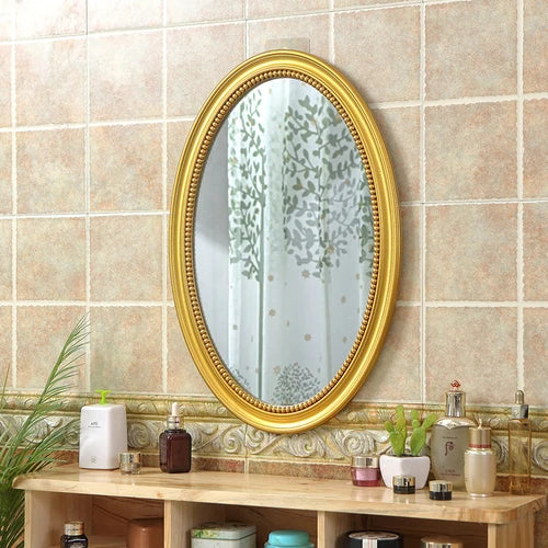 miroirs décoratifs ovales nordiques suspendus en macramé - vue 9 sur 12