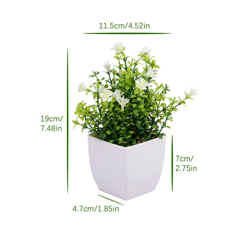 plante artificielle en pot pour décoration de bureau et jardin - vue 36 sur 45