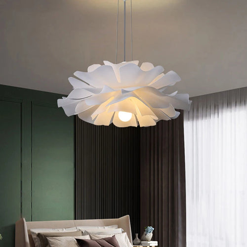 Nordique LED salon chambre suspension lumières filles chambre éclairage créatif concepteur salle à manger lampe Net rouge fleur lustre - vue 5 sur 10