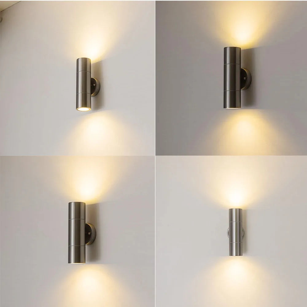 Applique murale LED en acier inoxydable - vue 3 sur 6