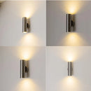 Applique murale LED en acier inoxydable