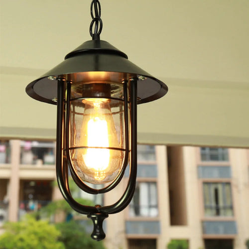 lustre étanche pour balcon et éclairage extérieur décoratif - vue 4 sur 10