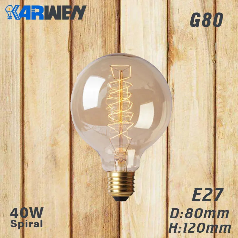 ampoule vintage edison à filament lot de six pièces - vue 9 sur 18
