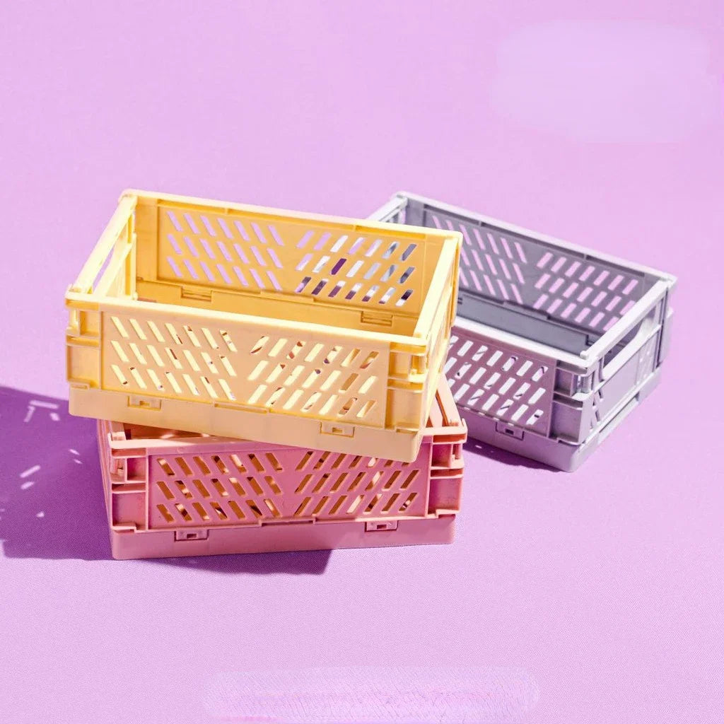 panier de rangement pliable pour maquillage bijoux jouets et plus - vue 2 sur 28