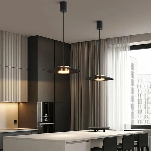 suspension moderne design led pour éclairage intérieur décoratif - vue 3 sur 8
