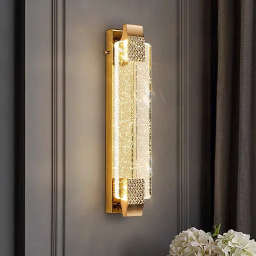 applique murale en cristal moderne pour éclairage intérieur décoratif - vue 3 sur 9