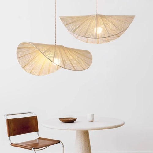 Lustre wabisabi japonaise faite à la main décorative - vue 4 sur 10
