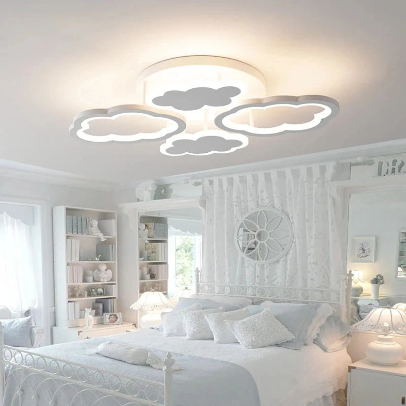 plafonnier nuage pour chambre enfant décoration moderne minimaliste
