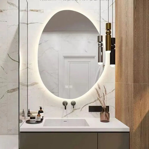 miroir à led forme irrégulière pour dressing intelligent et salle de bain - vue 6 sur 5