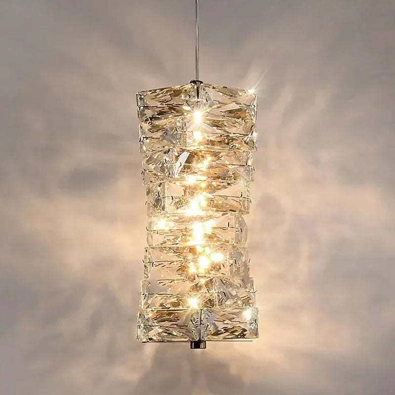 Applique murale en cristal carrée Simple et moderne - vue 5 sur 10