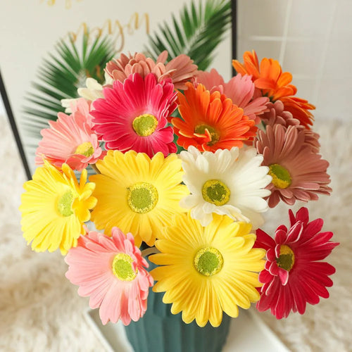 fleur artificielle marguerite decoration pour mariage et interieur - vue 4 sur 16