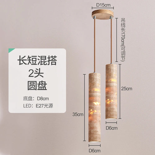 suspension design wabi-sabi en pierre pour ambiance moderne - vue 12 sur 14