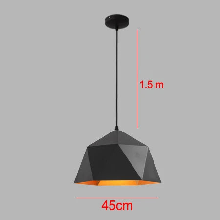 suspension style industriel rétro - vue 8 sur 28