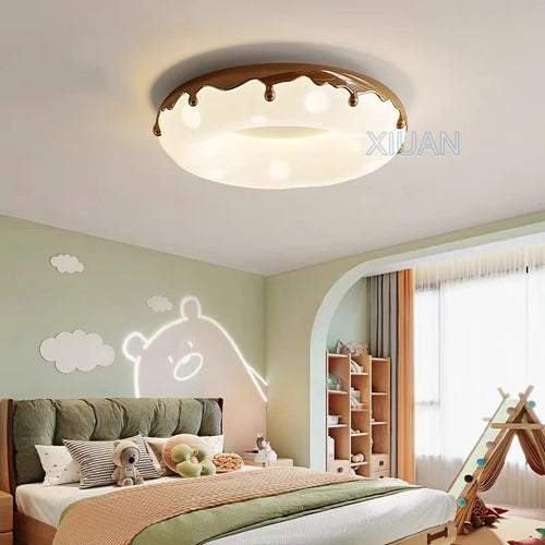 lustre donuts lampe ronde à bulles pour enfants protection des yeux - vue 2 sur 24