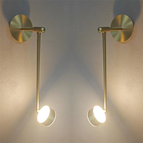 applique murale led réglable moderne en fer d'art décoratif - vue 2 sur 8