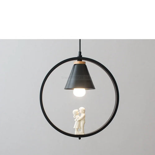 suspension modernes nordiques avec suspension oiseau led - vue 11 sur 16