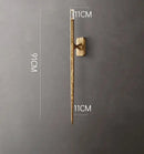 applique murale led en bronze avec cristal pour éclairage décoratif