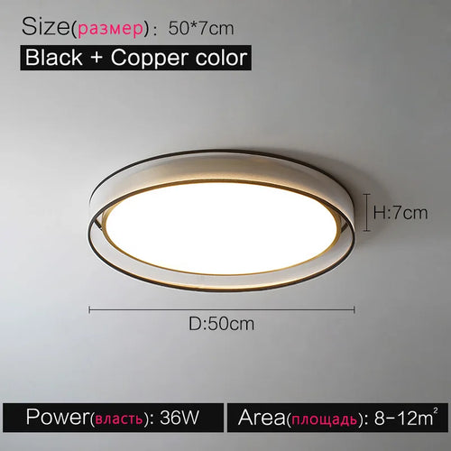plafonnier led moderne rond nordique lampe de soleil créative - vue 10 sur 11