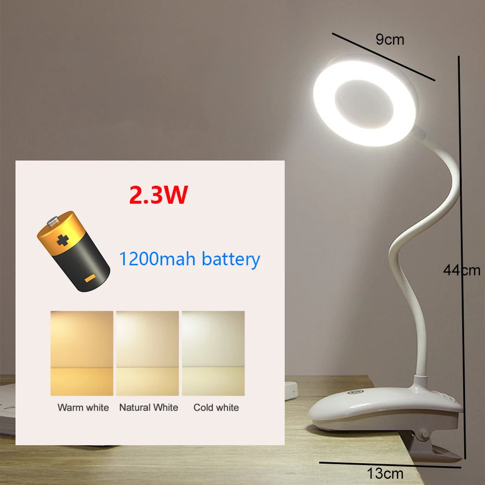 lampe de bureau led tactile usb gradation protection yeux - vue 13 sur 29