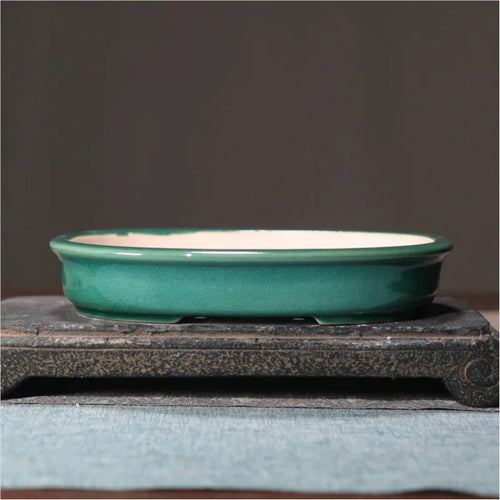 pot de fleurs rond en sable pour bonsaï rétro et succulentes - vue 2 sur 19