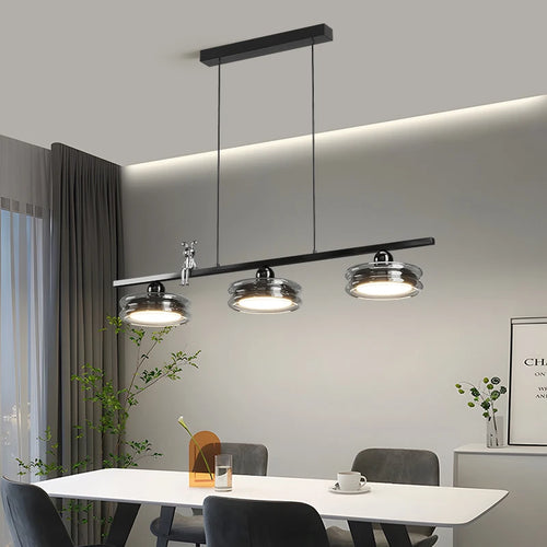 suspension minimaliste italienne pour éclairage intérieur moderne - vue 4 sur 14