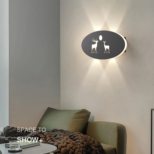 applique murale led double tête style nordique pour hôtel - vue 2 sur 12